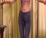 Bride Navel showing and dancing on Wedding night for fun from dwarf and tallrusti dange navel in nude