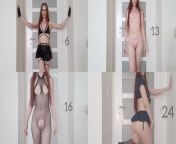 Lingerie try on, outfits to fuck in from police uniform pussy video