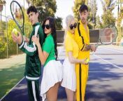Tennis Game With Slut Stepmoms Leads To Foursome Fuckfest Orgy - Kenzie Taylor & Mona Azar - MomSwap from japanese family fuckfest