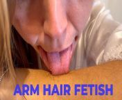 Arm Hairy Fetish - British MILF from hairy fetich