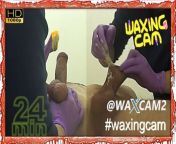 Beautician waxing depilation a male cock voyeur cam, #24prev from fetish salon