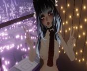 I give you jerk of instructions in VRChat while playing with myself from fakyra xoxo 2 vrchat roleplay