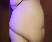 Big Belly BBW Flaunts her stuff from kebabqueen belly stuffing her belly