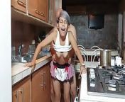 I fuck my stepmom in the kitchen while daddy is in the room from mom and son kitchen room secret fuck video