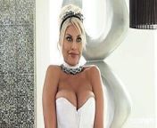 Big Tits Blonde Maid Bridgette B Cleans Her Boss's Cock After He Complains About Her Work from desi maid licking balls sucking dick of house owner