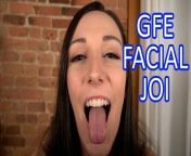 GFE Close-Up Facial JOI - Clara Dee from gentil femdom cuddols you asmr
