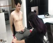 I Take Advantage of the Fact That My Stepbrother Is Lying Down and I Fuck Him - Porn in Spanish from teshu ly lo full video