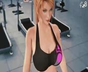 Samus Aran Working Out (Clothed Version) from azeri