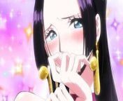 ONE PIECE edited ecchi moment from anime naked Boa Hancock from hancock nude
