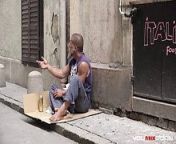 YOUMIXPORNTwo Cock-Hungry Good Samaritans Help Beggar! from indian beggar
