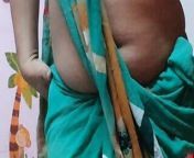 Indian desi crossdresser shelame saree from indian shemale aunty big boobs image