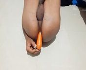 Feet lover, Indian boy solo, carrot inside the asshole from tamil gay butt hind