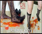 Sweet jeles destroying with high heels shoes on the floor. FULL VIDEO from odia jele xxx photes