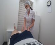 Real nurse sucked dick after massage from indian feet massage