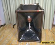 Fejira com Latex vacuum box heavy rubber femdom from erra fazira fake bogel sex