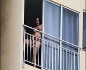 my neighbor loves to masturbate outdoors - Spanish porn from balcony hot aunties cleavagemadve bhabhi