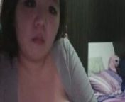 Asian girl on can is sexy nighty. from bathroom sexy nighty