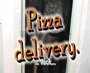 Pizza delivery. Pizza delivery man fucke doggystyle Milf in kitchen and cum in pussy. Creampie. Cumshot. Sex doggy style from demu sex doggy bracki