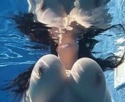 Stepmom Shows You Her Huge Tits and Fat Pussy in the Pool from fat pussy in close up