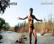 Aaj to ganga Nadi me nanga snan kiya nude jordiweek in the ganga river place from indian hunk naked
