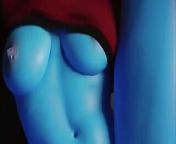 Blue Skin Girl Opens Her Legs And Gets A Hard Dick In Her Pussy from forest of the blue skin version update