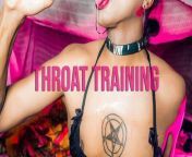Indian Sissy Throat Trains for Daddy - Sissy Victoria from indian sissy