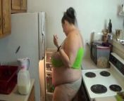 Bbw stripping in the kitchen from bbw stripping danc