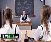 Wicked Rebels Angel Youngs & Samantha Reigns Get Spanked In Detention By Thirsty Nerdy Professor - Innocent High from virgins school teacher primal with girl