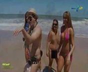 Funny report on brasilian nudist beach from tropical nudist brazil