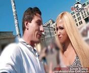 German blonde teen model try public Real blind date in berlin and get fucked from pornstar public blind date