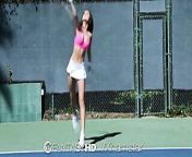 HD FantasyHD - Little Dillion Harper fucked on tennis court from court of silver flames