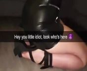 The naughty 18-year-old girlfriend cheats on her partner with a classmate and sends it to him on Snapchat from german gf best friend