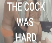 Cuckold cant hel himself and put her hand on mega cock from giantess job i