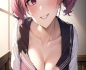 Hentai Anime Art Seduction of a cheeky JK Generated by AI from hentai anime school