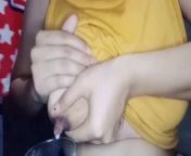Busty Asian milks her boobs for Youtube from youtube huge tits