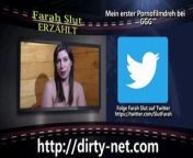 (GER) Farah Slut talks about her first porn shoot at GGG from farah diba nude