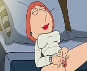 Lois Griffin playing the clitar. from lois griffin and braen