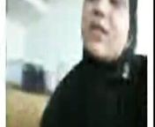 Arab hijab aunty blows boy in restaurant from arab hijab