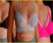 Wifey tries on different bras for your enjoyment - PART 2 from mature aunty dhamtari tries 69 position