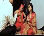 Cute and Shy Indian lady enjoying with Indian baba from sadu indian baba rap