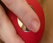 Snapping Orgasm from Rose Licking Vibrator (contractions start at 4.58) from snap and girl sex
