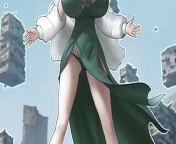 Fubuki and her breast expansion power from oppai milk