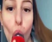 Lea Elui suck candy from lea elui snapchat