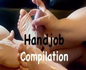 Amateur Handjob Compilation #1 from cum on soles amateur footjobs1