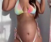 Demi Diamandis' Hot Pregnant Bikini Body from pregnent dilevry buthing