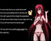 Rias Gremory punishes A peeping Tom – Femdom JOI from rias gremory