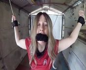 Star Trek cosplay Tied up bondage in the Garage from indian wife long nipples ti