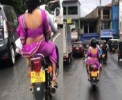 saree in a bike from 3gp bike treval ass saree aunty sex