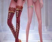Pyra & Mythra breast expansion from mmd pyra plus mythra and pneuma