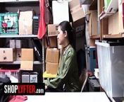 Shoplyfter - Skinny Mischievous Asian Jade Noir Caught Stealing And Got Disciplined By Perv Officer from asian noir